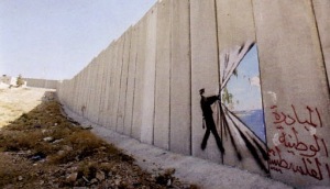 Israel separation wall in West Bank